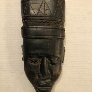 authentic carved african mask art sculpture from DRC